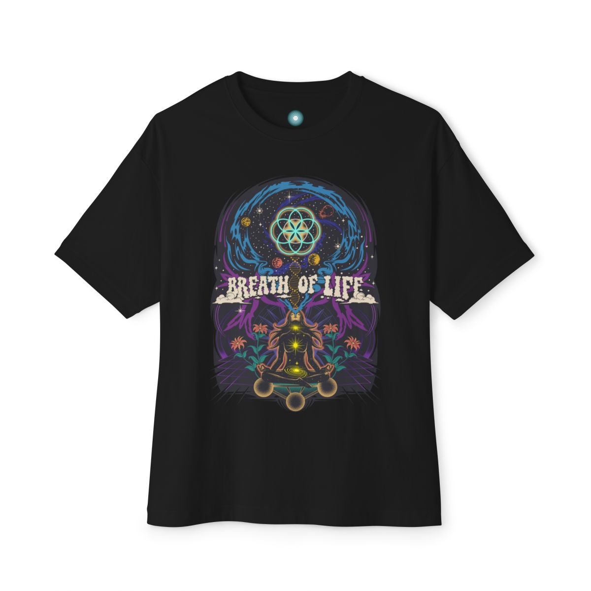 Black Breath of Life women's oversized tee